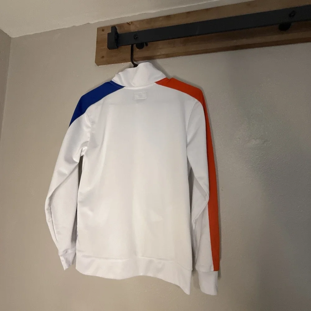 Converse Chuck‎ Taylor Full Zip Track Jacket White Blue Red Athletic Boys Large